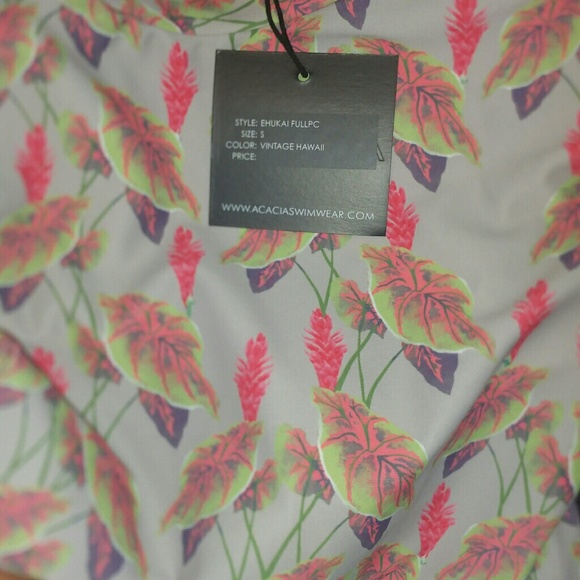 New acacia ehukai rashguard vintage hawaii S suit - Picture 3 of 8